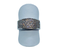 Anillo Mujer in Oro blanco Zirconia AN.OB.MA.ZI.7.1